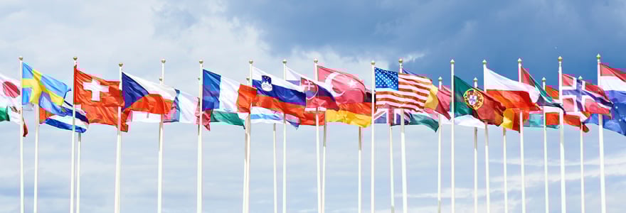 drapeaux des pays du monde