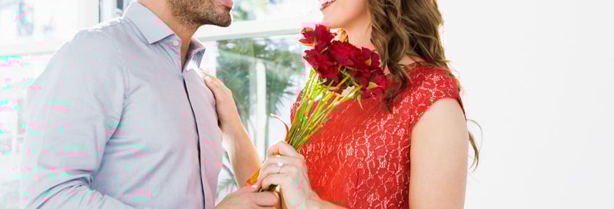 fleurs pour la Saint-Valentin