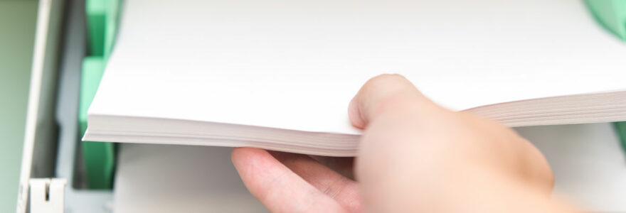 Ramette de papier pour imprimante